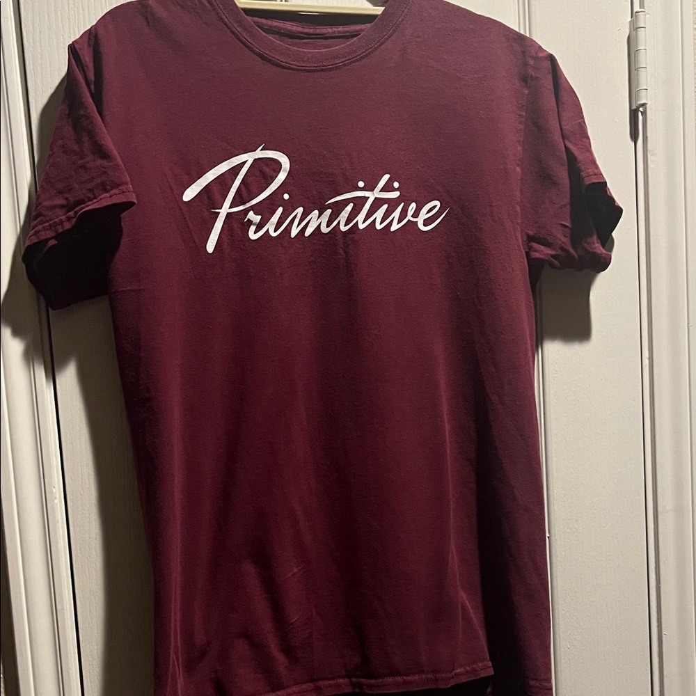 Primitive Men's Burgundy Short Sleeve Tee